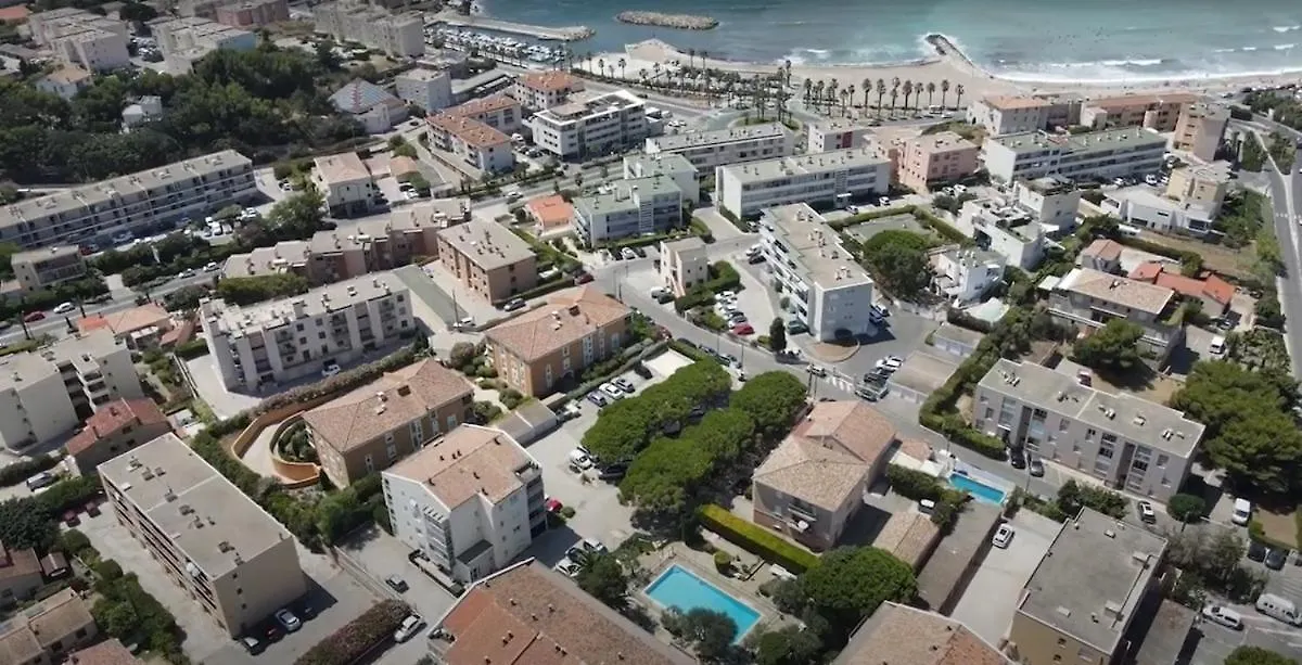 Baie De Sanary - Beau F2 Bord De Mer Avec Piscine Six-Fours-les-Plages 0*,  Francia