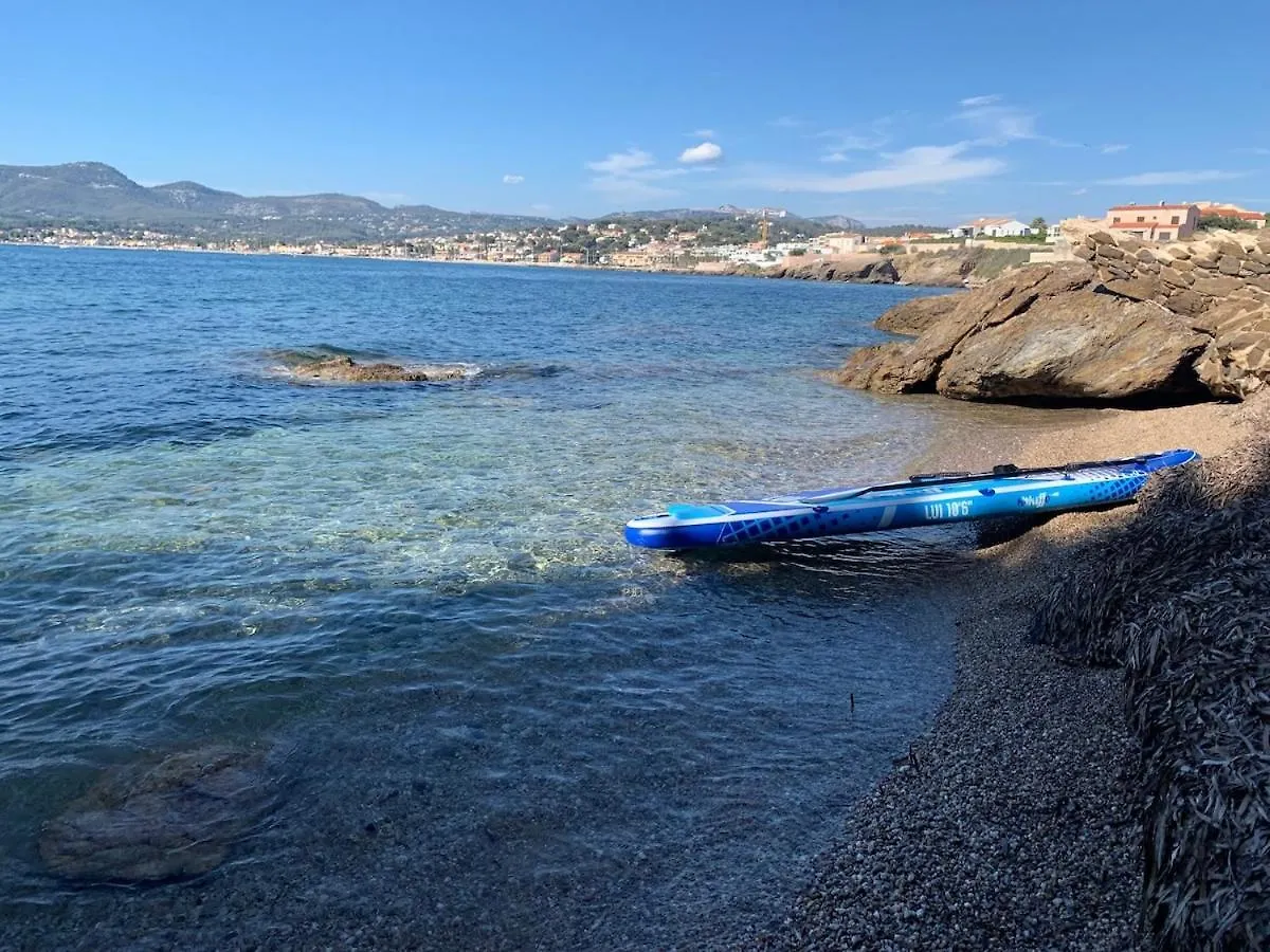 Baie De Sanary - Beau F2 Bord De Mer Avec Piscine Six-Fours-les-Plages France