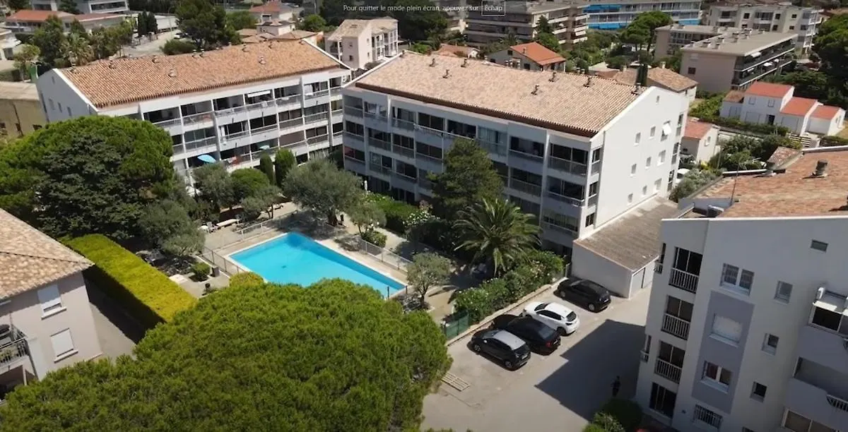 Baie De Sanary - Beau F2 Bord De Mer Avec Piscine Six-Fours-les-Plages Apartment