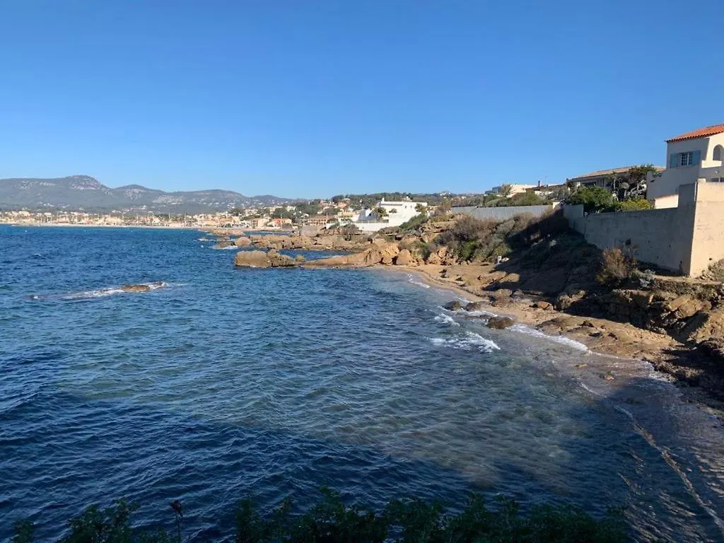 Apartment Baie De Sanary - Beau F2 Bord De Mer Avec Piscine Six-Fours-les-Plages France